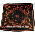 New arrival christian cross printed square scarf